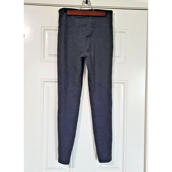MAX & MIA Size S Heather Gray High Waist French Terry Yoga Casual Comfy Leggings - Picture 3 of 3